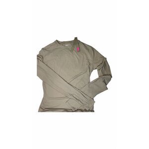 Brand New Skims Women's Medium Fits Everybody Long Sleeve T-Shirt Clay Brown